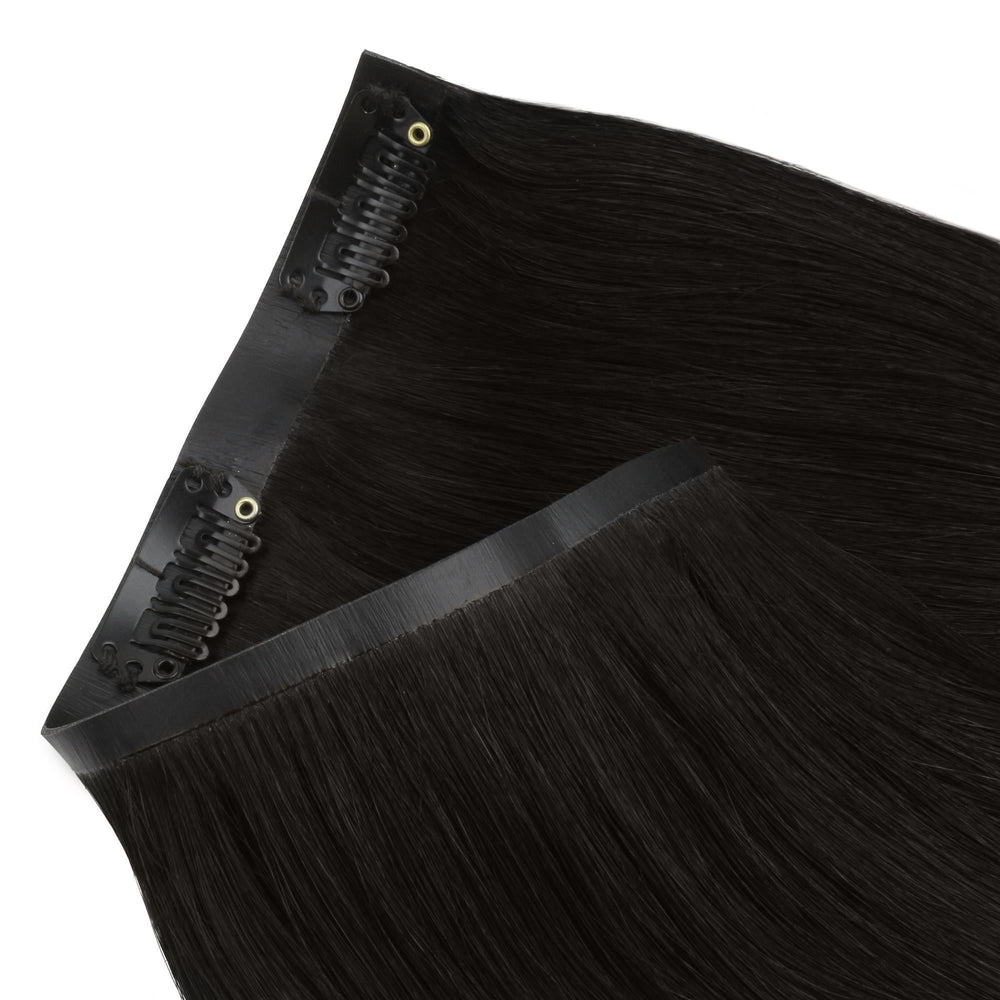 Natural Black Seamless Clip-ins