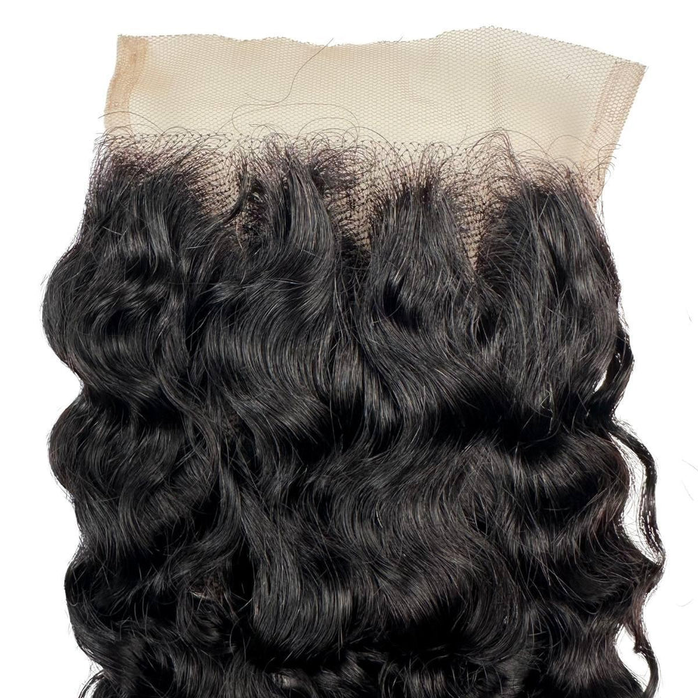 Curly 4x4 Swiss Lace Closure
