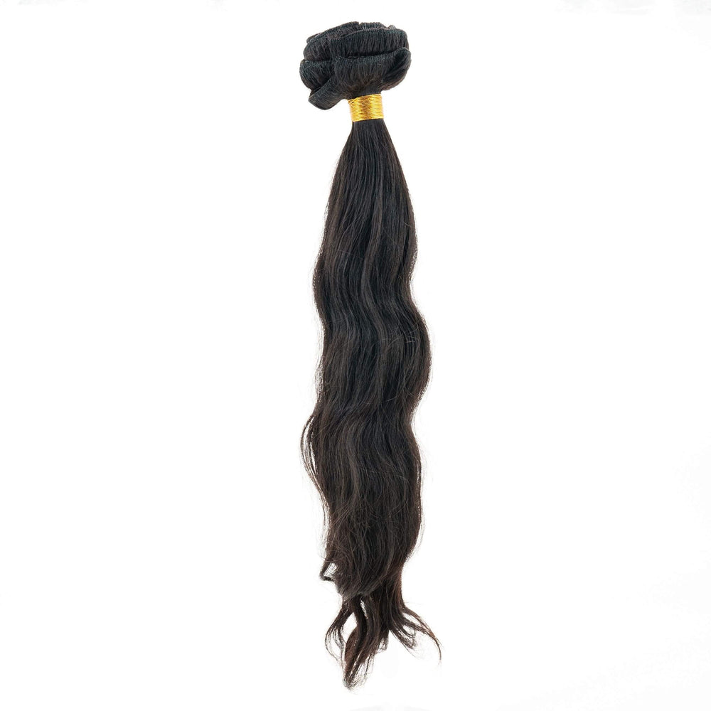Natural Black Curly Clip-Ins