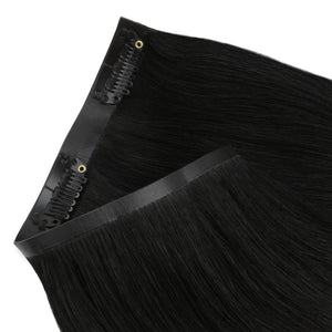 Jet Black Seamless Clip-ins