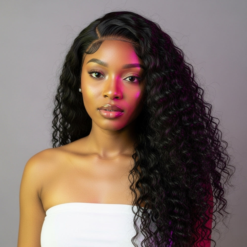 Brazilian Deep Wave 4x4 HD Closure