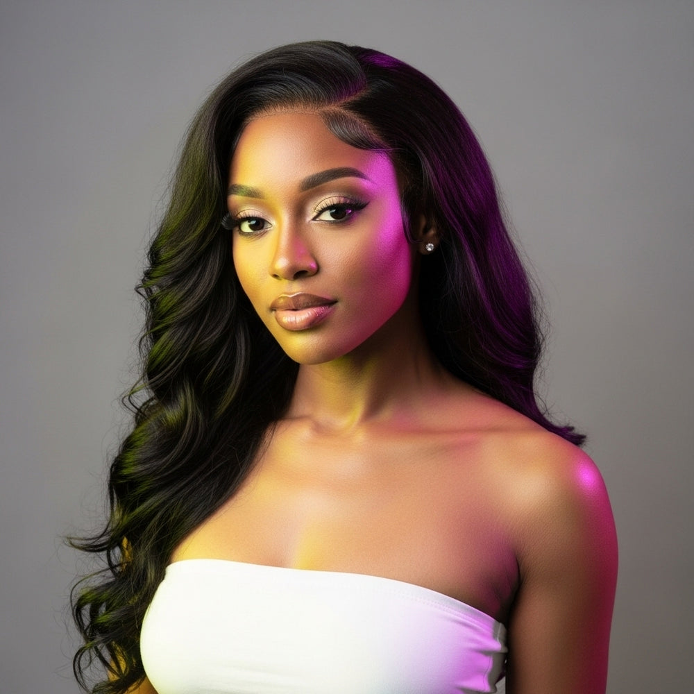 Raw Indian Wavy Transparent Frontal