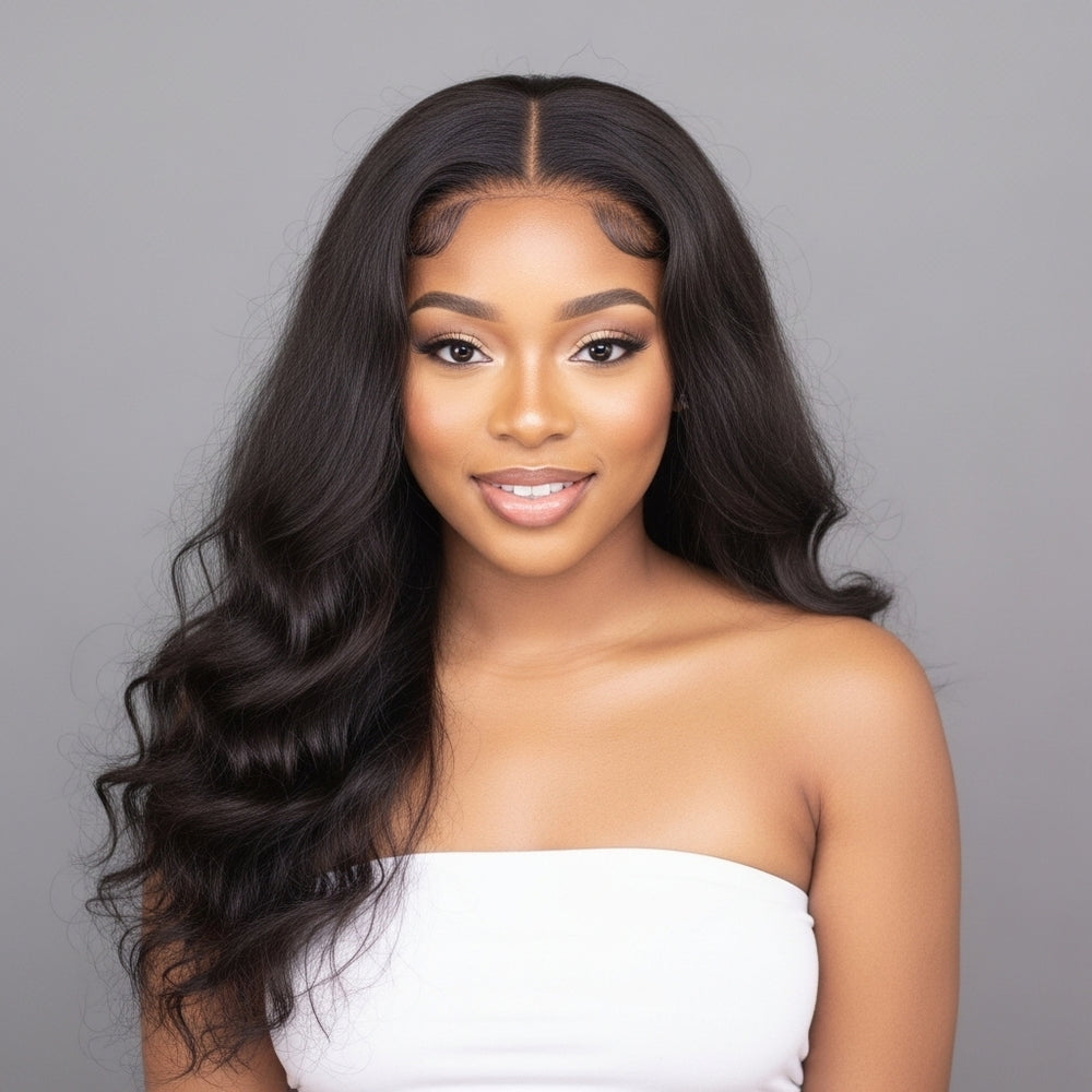 Body Wave 4x4 Transparent Closure Wig