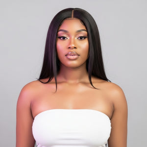 Brazilian Silky Straight 2x6 Transparent Closure
