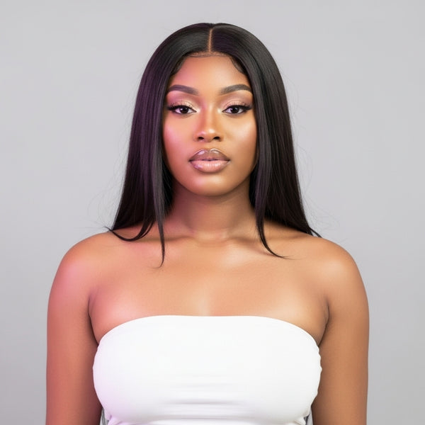 Brazilian Silky Straight 2x6 Transparent Closure