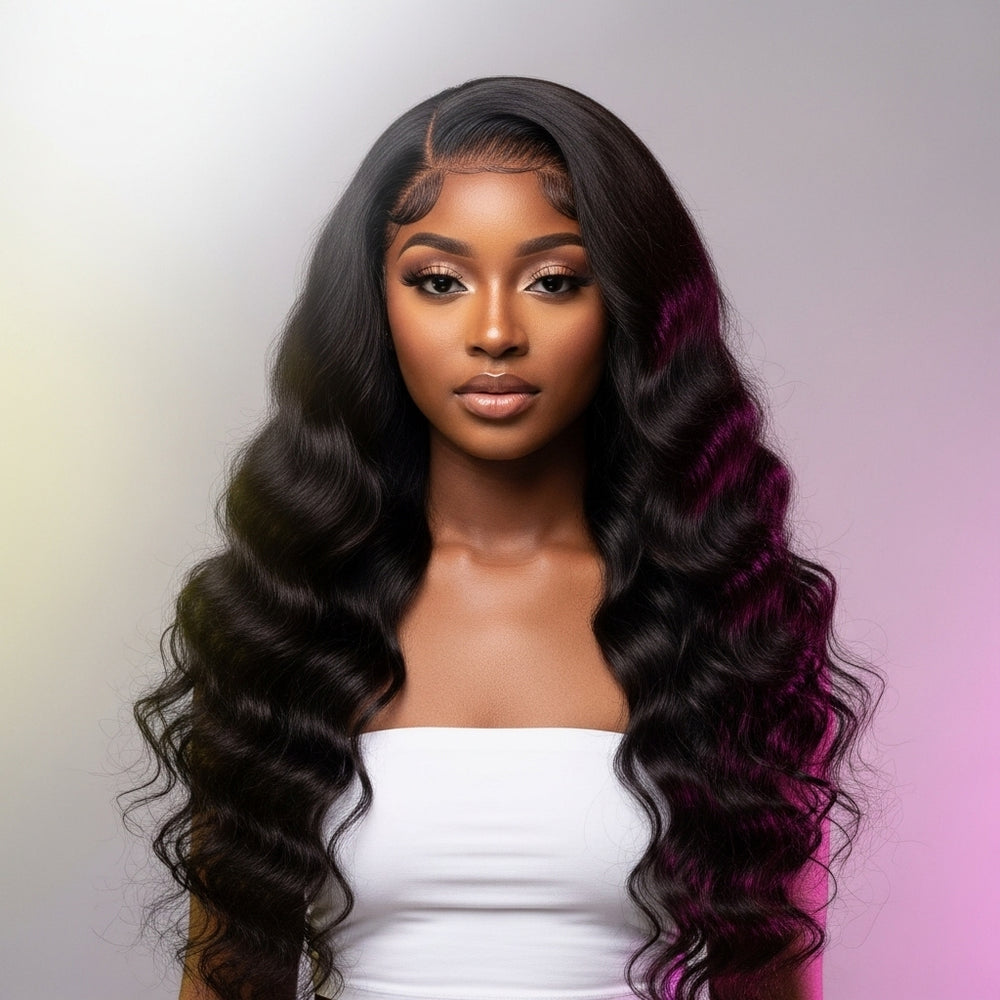 Brazilian Deep Wave 2x6 Transparent Closure